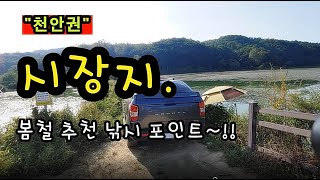 [천안]_ 시장지 낚시 포인트 / 이른 본 특급 추천 포인트 / 배스터 / 떡붕어 / 충남 천안시 서북구 입장면 시장리 113-4