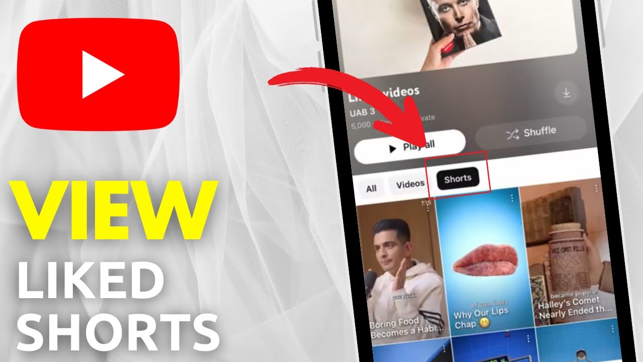 How To See Liked Shorts On Youtube Easy Youtube