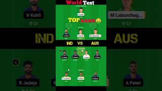 AUS vs IND Dream11 Team II ind vs aus dream11 Team Prediction II WTC FINAL I ind vs aus #ind #shorts
