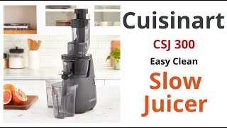 Cuisinart CSJ 300 Easy Clean Slow Juicer - Cuisinart CSJ 300 Juicer Review