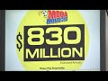 Mega Millions winning numbers drawn for $830M jackpot