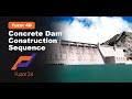 Concrete Dam Construction Sequence