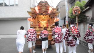 2015大阪市生野区清見原神社だんじり祭り　合祀・前夜祭　大友②（平成27年7月30日）