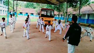 Karate Class HSS Peringod school