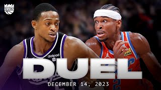 DUEL: Fox (41 PTS) vs SGA (43 PTS) Battle in Sacramento | 12.14.23