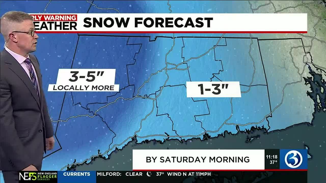 FORECAST: The 1st Of *2* Alerts: Accumulating Snow To Start The Weekend ...