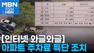 [인터넷 와글와글] '車 4대' 입주민에 \