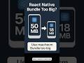 Shrink Your React Native App Size FAST (5 Pro Techniques) #reactnative #mobileappdevelopment