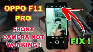 PAANO AYOSIN ANG HINDI GUMAGANA NA CAMERA NG OPPO F11 PRO | OPPO F11 PRO FRONT CAMERA NOT WORKING