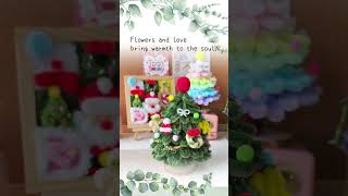 彩色圣诞树/Colorful Christmas tree #diy