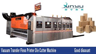 XY V 1224 vacuum transfer corrugated  box printer slotter machine