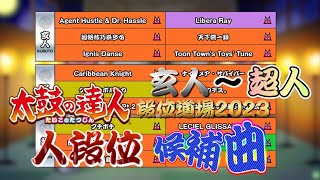 【太鼓の達人】段位道場2023人段位候補曲まとめ [玄人～超人]