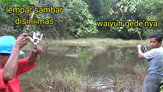 lempar sambar,lempar umpan langsung di sambar