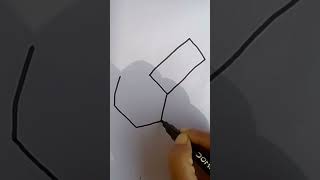 how to draw a Hexagonal Prism