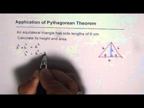 How to Find Height and Area of Equilateral Triangle How to Find Height and Area of Equilateral Triangle
