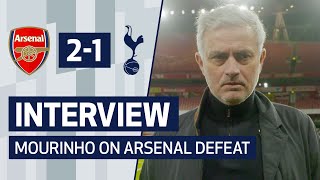 "We deserved a point for what we did in the last 20 minutes" | JOSE MOURINHO ON ARSENAL DEFEAT