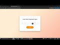 One-time Password Input Using HTML, CSS and JavaScript with Source Code