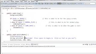 Processing Game Tutorials: Adding Modes - Levels