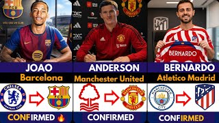 🚨LATEST CONFIRMED TRANSFER NEWS AND RUMOURS TRANSFER NEWS 2026| Anderson 🔥 Joao ⌛️, Bernardo ✅️ Tona