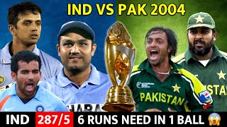 INDIA VS PAKISTAN 4TH ODI 2004 | FULL MATCH HIGHLIGHTS | IND VS PAK | MOST SHOCKING MATCH EVER😱🔥
