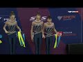 Junior Group Ukraine 5 Ribbons Final World Cup Sofia 2021