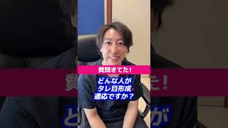 【整形】どんな人がタレ目形成適応なの？ #shorts