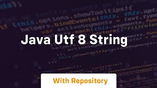 java utf 8 string