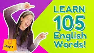 LEARN 105 ENGLISH VOCABULARY WORDS | DAY 1