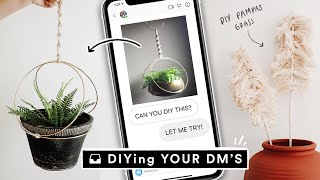 Creating DIY’s You DM’d Me - Aesthetic + Easy Room Decor Ideas!