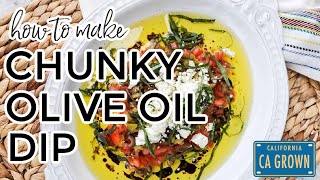 How to Make Olive Oil Dip | Chunky Olive Oil + Feta Cheese Dip (Recipe Included!)