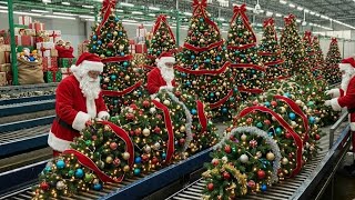 Inside the Christmas Tree Factory: How PVC Becomes Artificial Christmas Trees (Full Process)