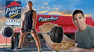 Eating ONLY PIZZA HUT for 24 Hours – Heavy Deadlifts w/ my New ROGUE Ohio Deadlift Bar