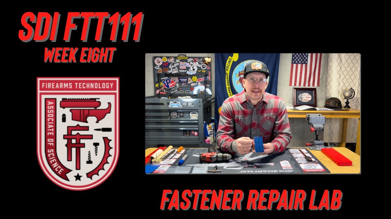 Sdi Ftt111 Week 8 Fastener Repair Lab Youtube