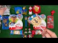 paw patrol chase vs marshall unboxing toys paw patrol collection review candy asmr opening