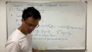 工程數學3.1 高階微分方程：Theory of linear equations (part1)