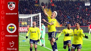 Gaziantepspor 0-2 Fenerbahçe - HIGHLIGHTS & GOALS - 1/18/2020