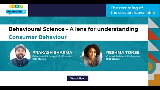 Behavioural Science - A lens for understanding consumer behaviour