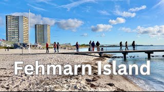 Fehmarn Island in Germany🇩🇪 Walking And Exploring the Beach🏝️Baltic Sea - Clear Water💧| Fehmarn