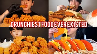 mukbangers eating the CRUNCHIEST food ever existed