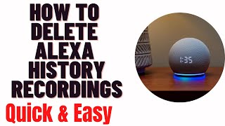 how to delete alexa history recordings,how to delete alexa history all at once