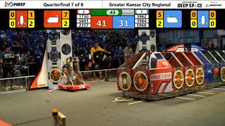 Quarterfinal 7 - 2019 Greater Kansas City Regional