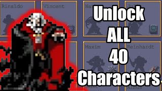 Vampire Survivors Castlevania - How to Unlock all 40 Characters