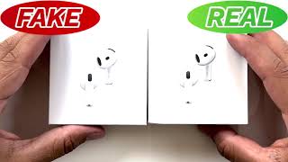 AIRPODS 4 FAKE VS REAL