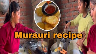 // Murauri recipe 🤤 // first time 🕰️ banai UP ki recipe 👌// #Riyaruhivlog //￼