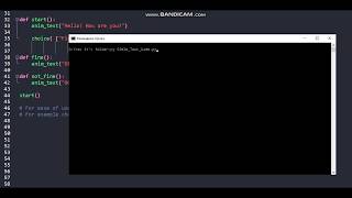 How to make a simple text game in Python