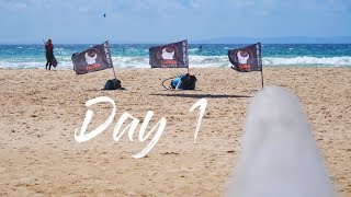 Kiteboarding lessons Tarifa, beginner, day 1