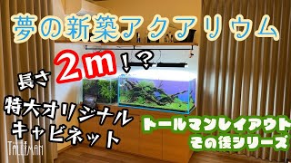 【夢の新築アクアリウムのその後！メンテナンスに伺いました！アクアリウムトールマン動画チャンネル！トールマンTV!】