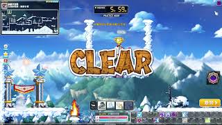 【風希】新楓之谷 旗幟爭奪戰 白晝的雪原 1000分 2分鐘   MapleStory Flag Race Guide Daylight Snowfield 1K points 2 min