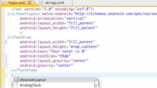 Android Application Development Tutorial 7 Creating A Button in XML and Adding an ID