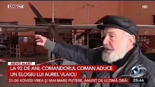 Povestea comandorului Coman, care la 92 de ani speră să ducă la sfârşit zborul lui Aurel Vlaicu